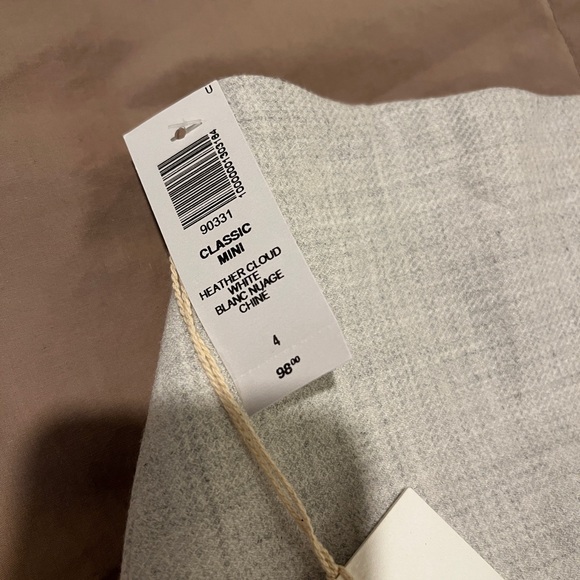 NWT White Wilfred Classic Mini Skirt - Picture 9 of 9